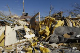 Lafayette, TN-Damage homes from recent tornadoes that touched down on February 5, 2008.

Jocelyn Augustino/FEMA